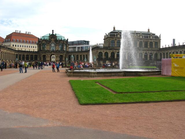 Der bekannte Zwinger von Dresden