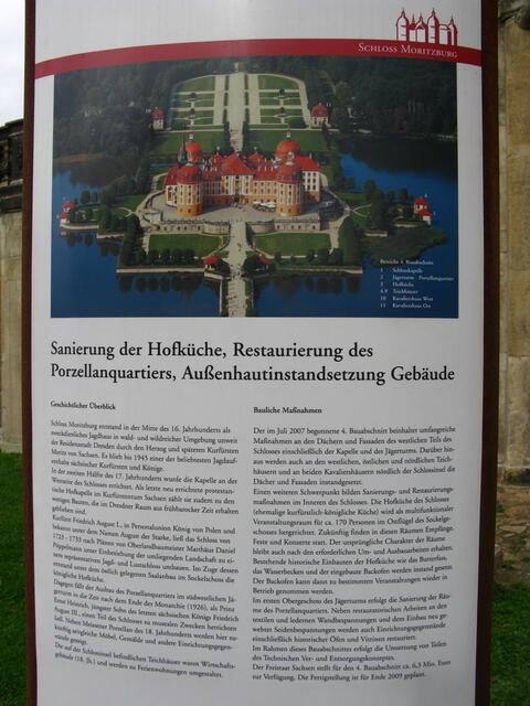 Jagdschloß von August dem Starken mit der berühmten Moritzburg vor den Toren Dresden