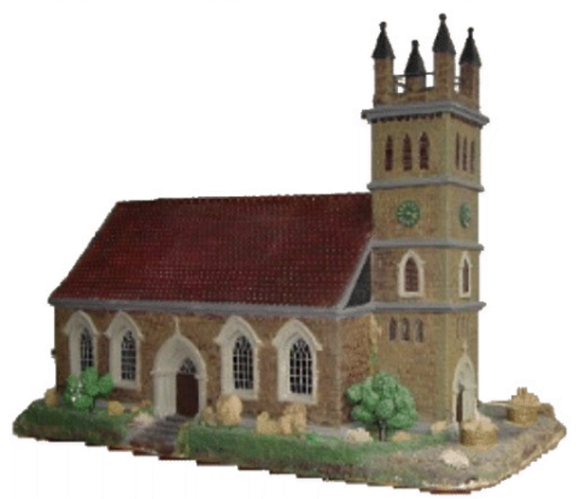 Modell der Kirche