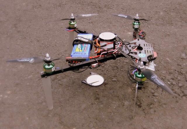 Der Quadrocopter: "Ready to take off"