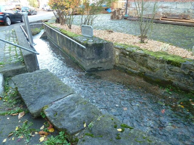 Der Lauf der Hamelquelle.