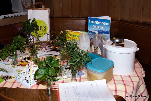 Verein der Blumen- und Gartenfreunde Friedberg - Fachvortrag zum Thema gesunde Ernährung am 10. Oktober 2012