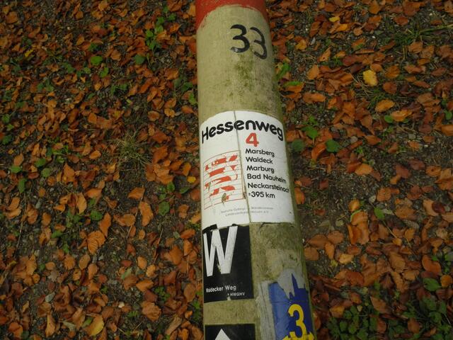 Wegsperre (Zollfrei) auf dem Wanderweg - ein paar Meter (1500 vielleicht) bin ich von diesen 395 km nun gegangen