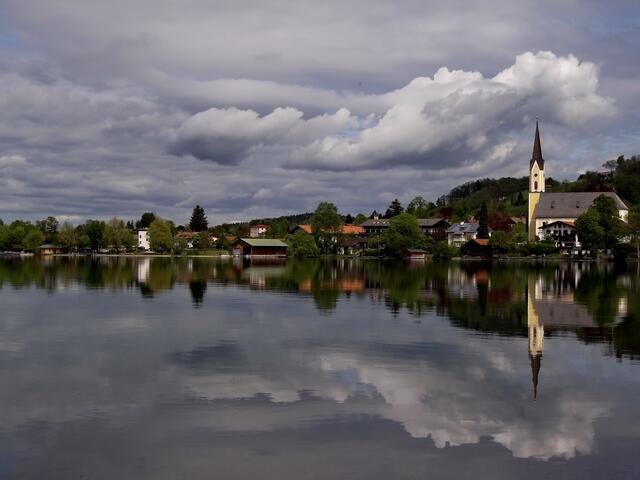 ...der Blick auf den Schliersee....
