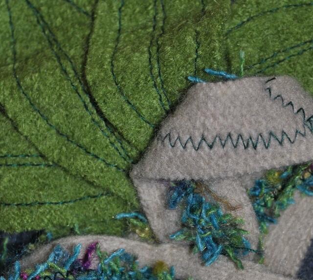 Zick-Zack und feine Linien