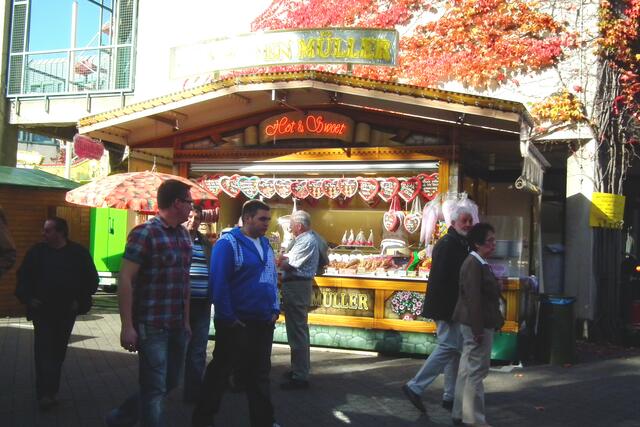 Süßigkeitenstand - darf nicht fehlen.