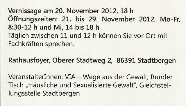 Öffnungszeiten und VeranstalterInnen