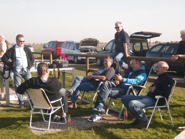 Gesellige Runde beim Fachsimpeln