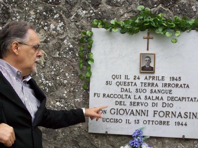 Gian Luca Luccarini berichtet über das Schicksal des Priesters Giovanni Fornasini, den die SS köpfte.