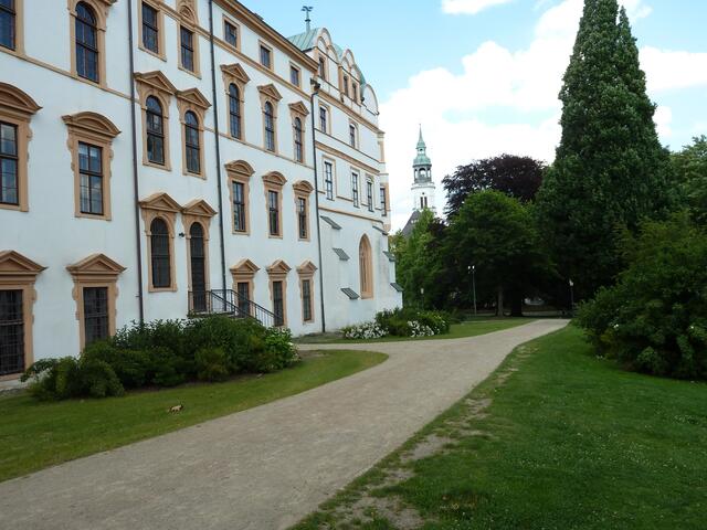 Seitenansicht vom Schloß.