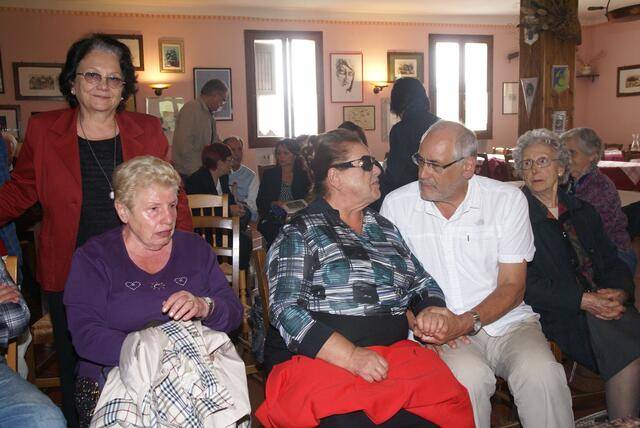vorne: Gina und Bruna Sammardi, Lina Ventura, hinten Anna Rosa Nannetti