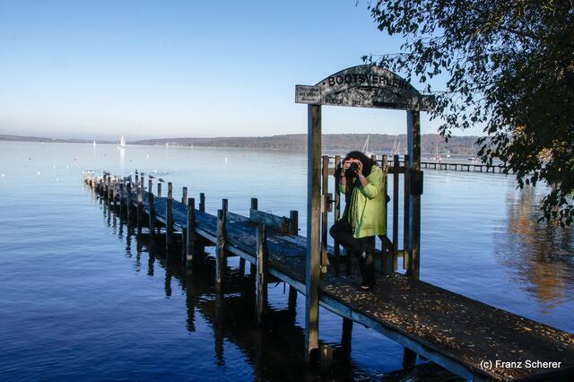 Herbstspaziergang am bayerischen Ammersee im Oktober 2012