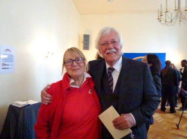 Inka Gottschalch - Carlo von Tidemann - geben ehrenamtliche Unterstützung