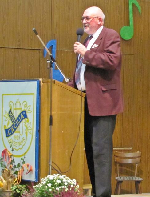 1. Vorsitzender des MGV 1903 Cäcilia Anzefahr Achim Gutbord