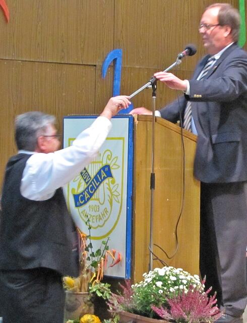 Stadtrat Dr. Christian Lohbeck sprach die Grußworte des Magistrats der Stadt Kirchhain in Vertretung für Herrn Bürgermeister Kirchner.