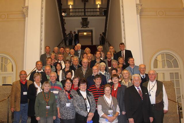 Die Besuchergruppe aus Friedberg