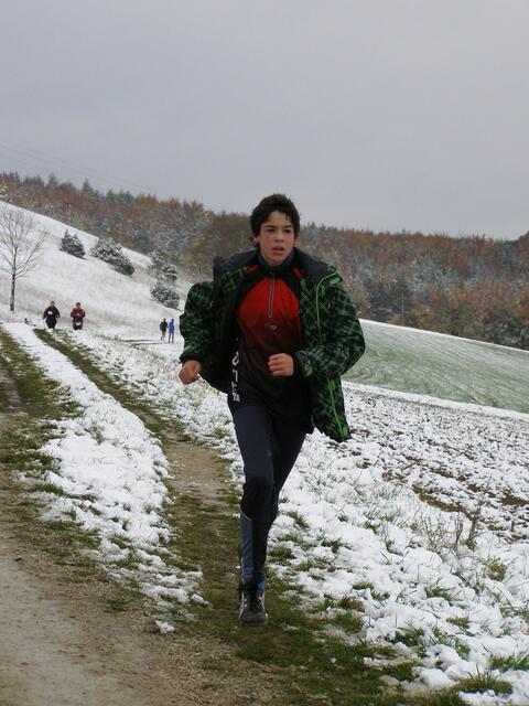 Dennis Schäffler war mit seinen 13 Jahren in Harburg jüngster LG-Läufer auf der Hauptlaufstrecke