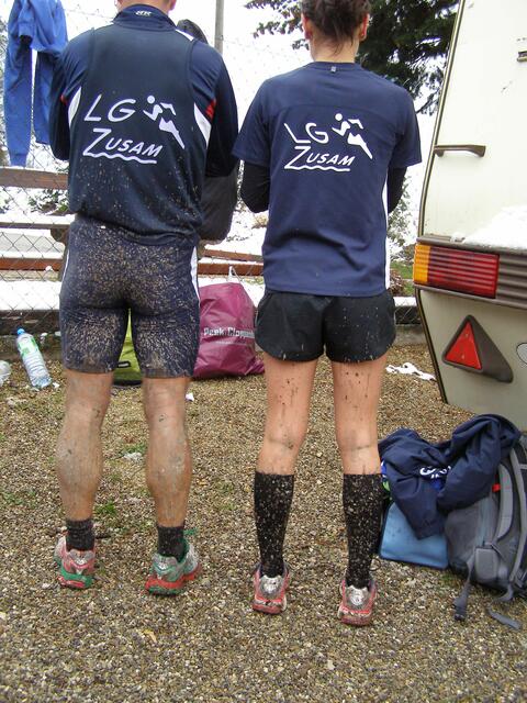 So sahen unsere Läufer nach dem Lauf aus - Spaß hat es trotzdem gemacht