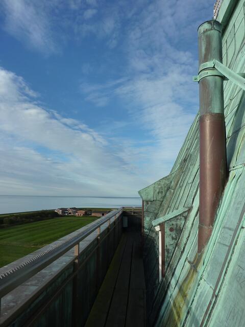 Blick auf die kleine Ortschaft