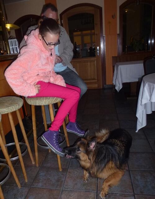 Die kleine Lady hat gar keine Angst vor mir!