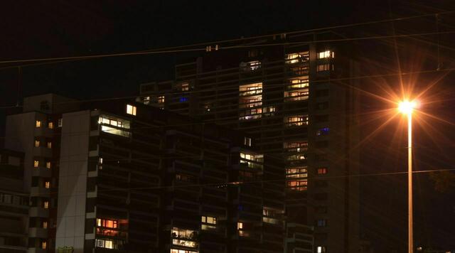 Fenster in der Nacht