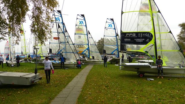 Das "Fahrerlager" der 49er beim YStM