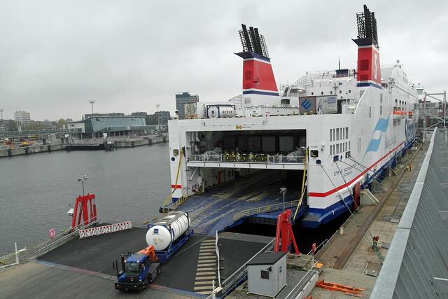 Die Stena Line betreibt die Fährlinie von Kiel nach Göteborg,