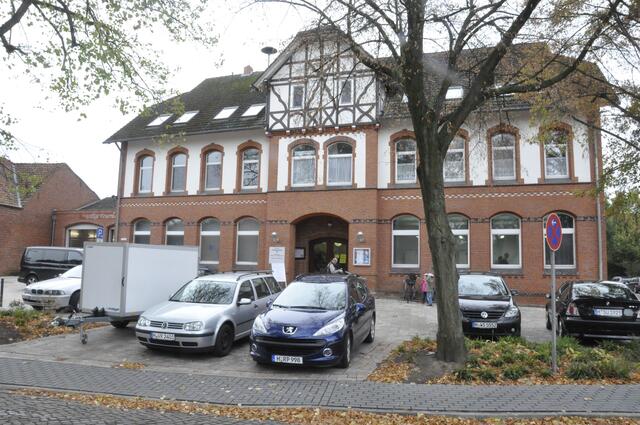 Das Vereinshaus von außen, in einem super Zustand, läd es zum Besuch ein...