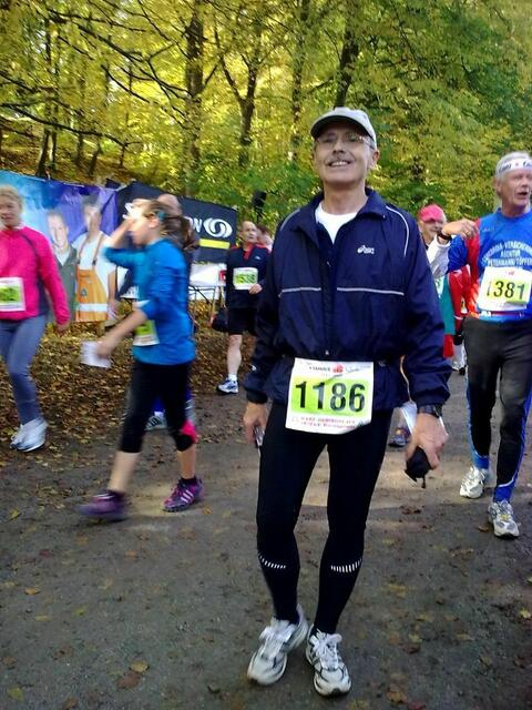 Der Fotograf der 11-Kilometer-Strecke.
