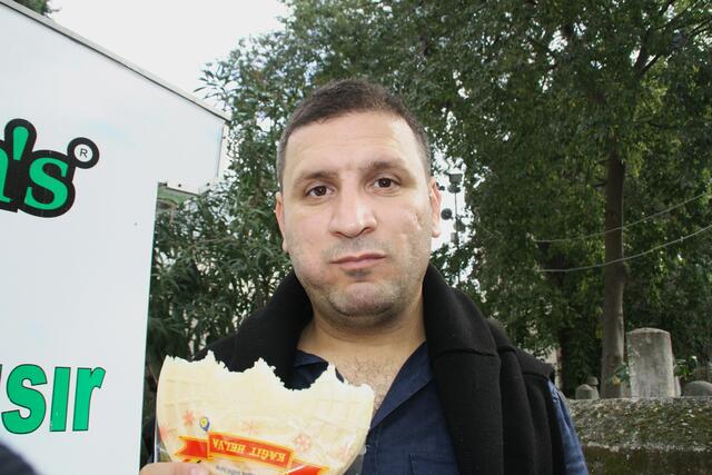 Der Kollege Hilmi aus Rain hatte hunger!