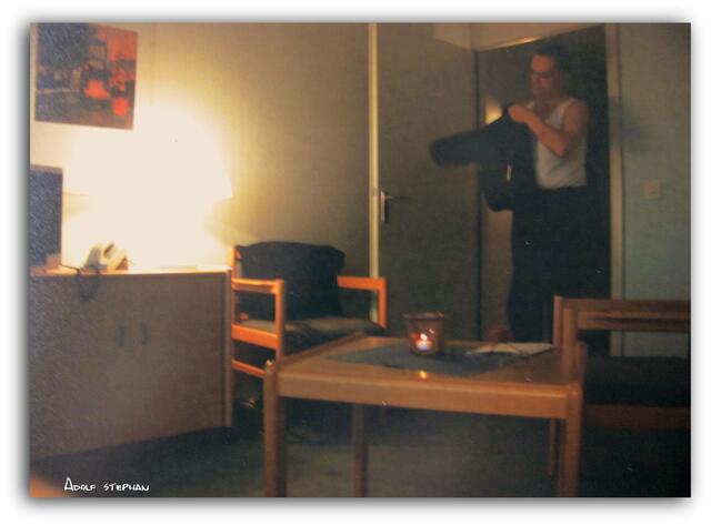 abends in meinem Zimmer Haus "Passat"