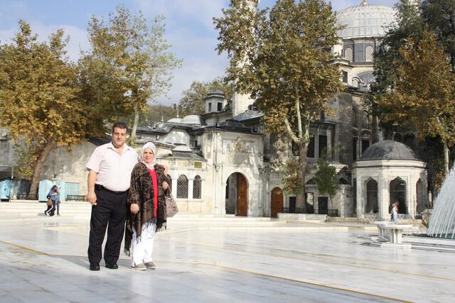 Unser Hodscha von der Donauwörther Moschee mit seiner Frau