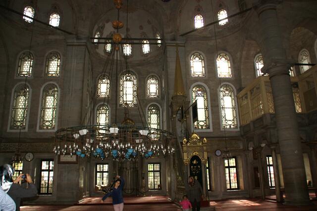 Im inneren der Moschee