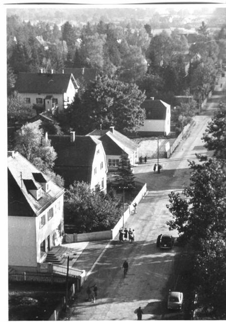 Bäckerei Fritz an der damaligen Hindenburgstraße