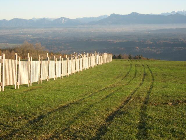 Hier grüßen der "Herzogstand" mit "Heimgarten" aus der Ferne.