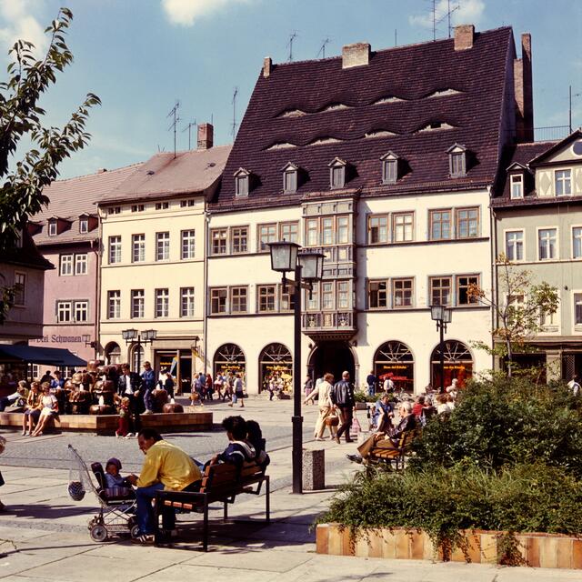 Holzmarkt mit Brunnen 1984