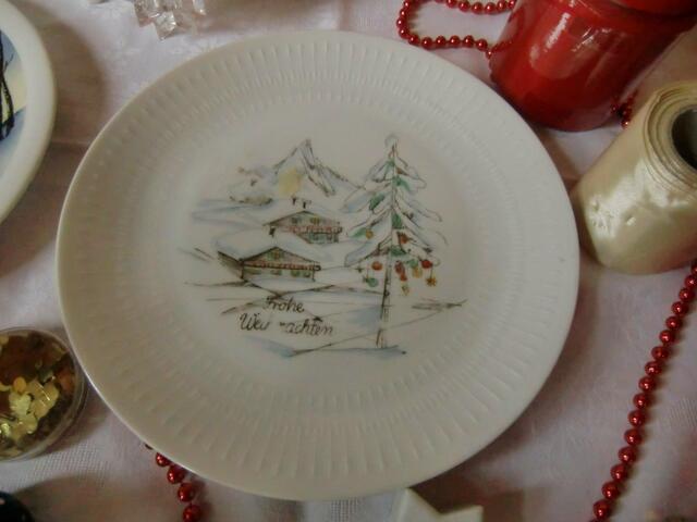 Weihnachtsteller Original ,,Hutschenreuther"