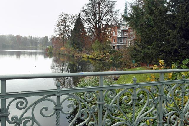 Sichtachse von der Mühlenstraße zum Mühlenteich