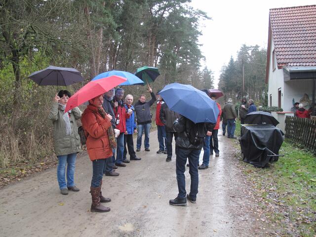 Pause im Regen