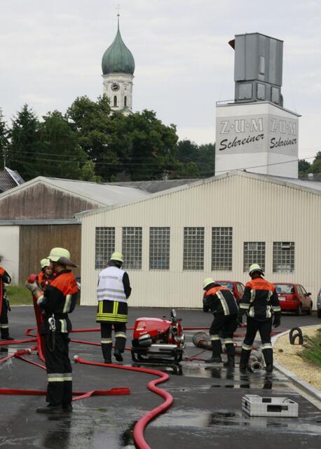 Bei der Inspektion der Kreisbrandinspektion zeigte man das Können