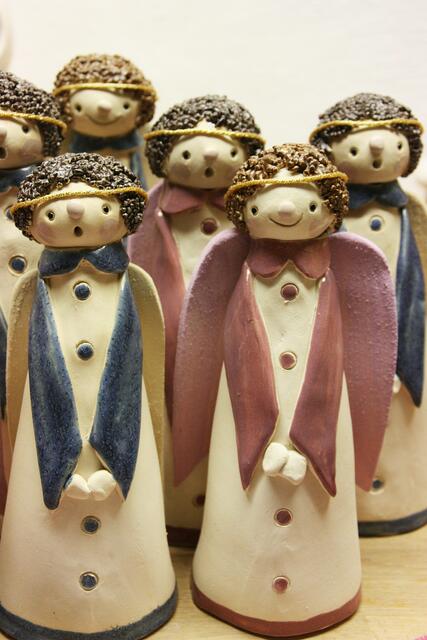 Wir üben das erste Lied ein...