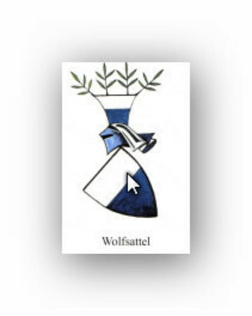Adelswappen der "Von Wolfsattel"