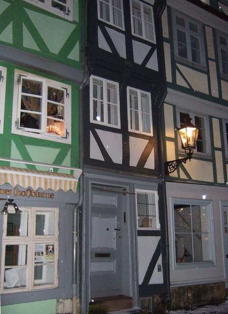 Wolfenbütteler Altstadt - Das schmalste Haus