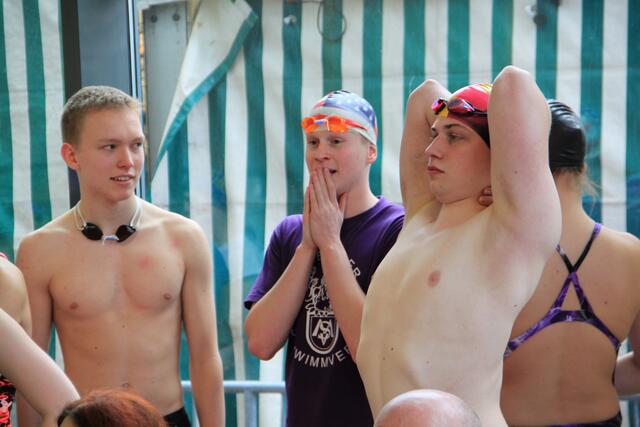 v.l. Fabian Ritter, Tim Lindner, Lucas Schremb vor dem Start