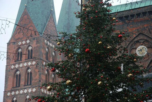 weihnachtliche innenstadt