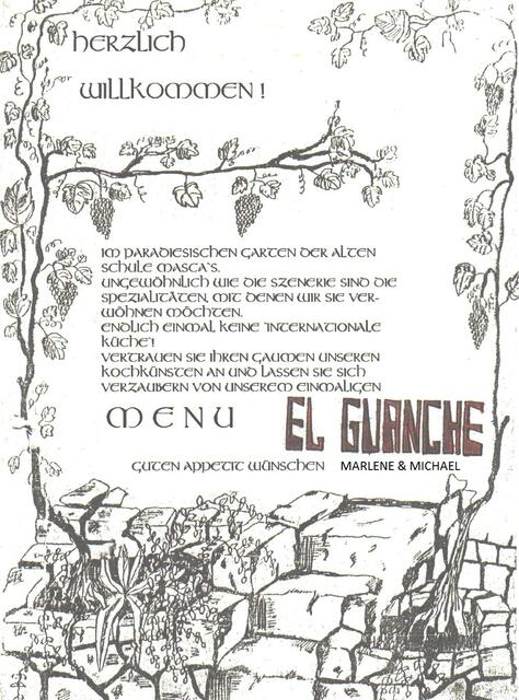La Carta por Favor: Willkommen im neuen alten El Guanche, Alte Schule