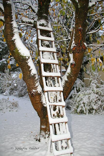 28.10. der erste Schnee legt sich auf die Landschaft