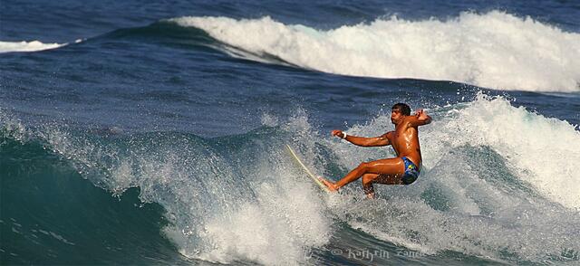 Surfer im Atlantik