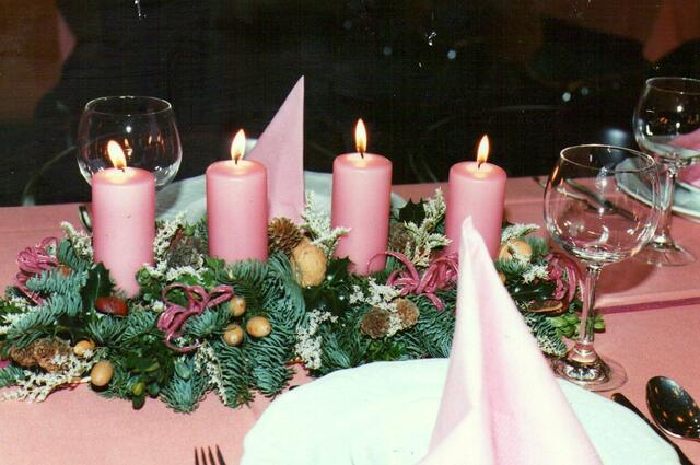 Etwas abgeändert half ich bald darauf, Mitte Dezember, einer Kursteilnehmerin ihren 50sten Geburtstag . . . .