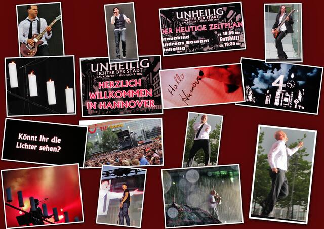 Das UNHEILIG Konzert in Hannover wurde wegen Unwettergefahr für 25 Minuten unterbrochen!